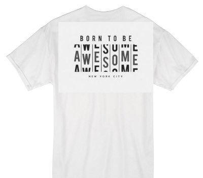Custom Gildan 100% Cotton White T-Shirt