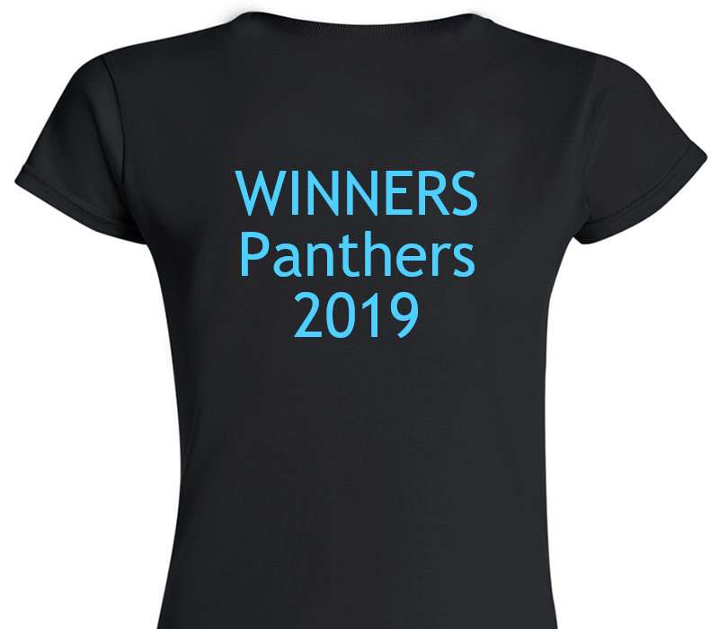 Custom Womens Soft Style 100% Cotton Black T-Shirt