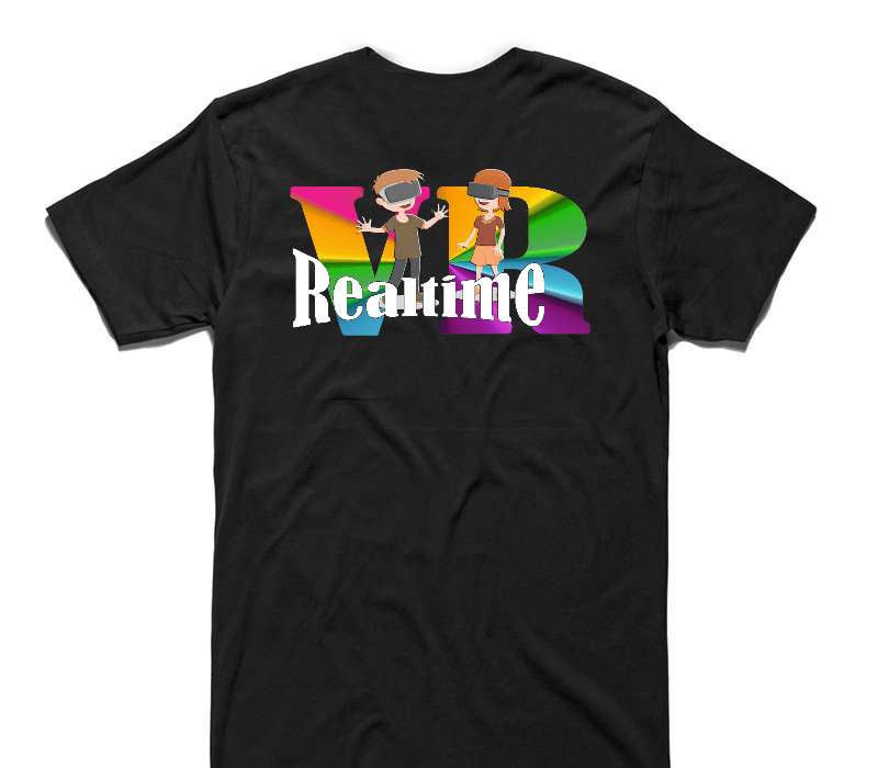 Custom AS Colour 100% Cotton Black T-Shirt