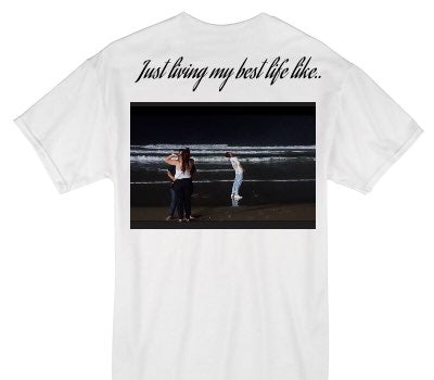 Custom Gildan 100% Cotton White T-Shirt