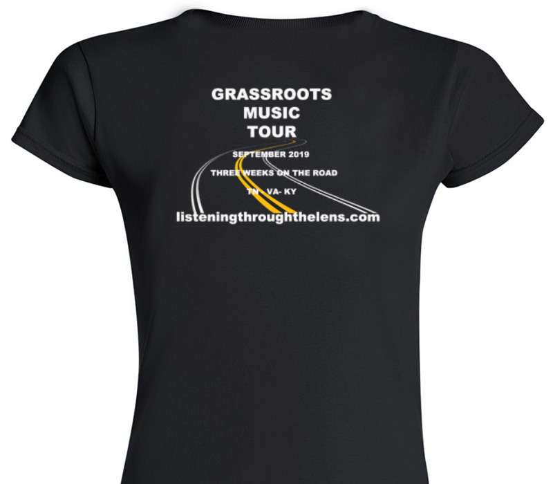 Custom Womens Soft Style 100% Cotton Black T-Shirt