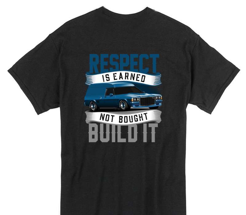 Custom Gildan 100% Cotton Black T-Shirt
