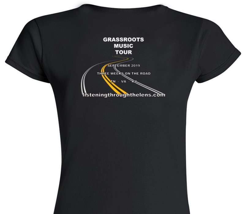 Custom Womens Soft Style 100% Cotton Black T-Shirt