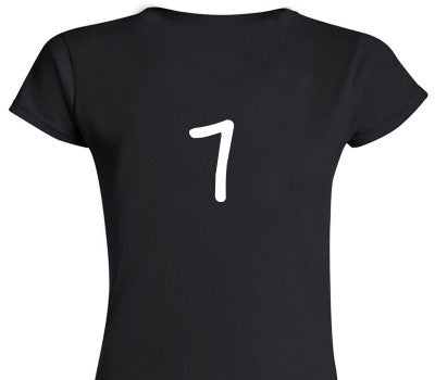 Custom Womens Soft Style 100% Cotton Black T-Shirt