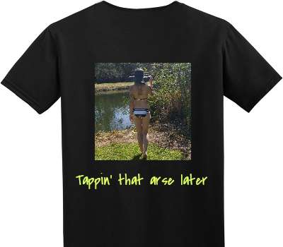 Custom Adult Soft Style 100% Cotton Black T-Shirt