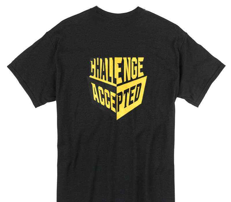 Custom Gildan 100% Cotton Black T-Shirt