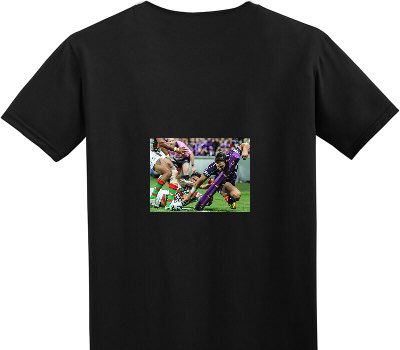 Custom Adult Soft Style 100% Cotton Black T-Shirt