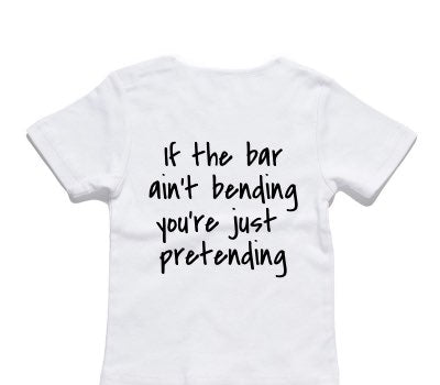 Custom AS Colour White Baby T-Shirt