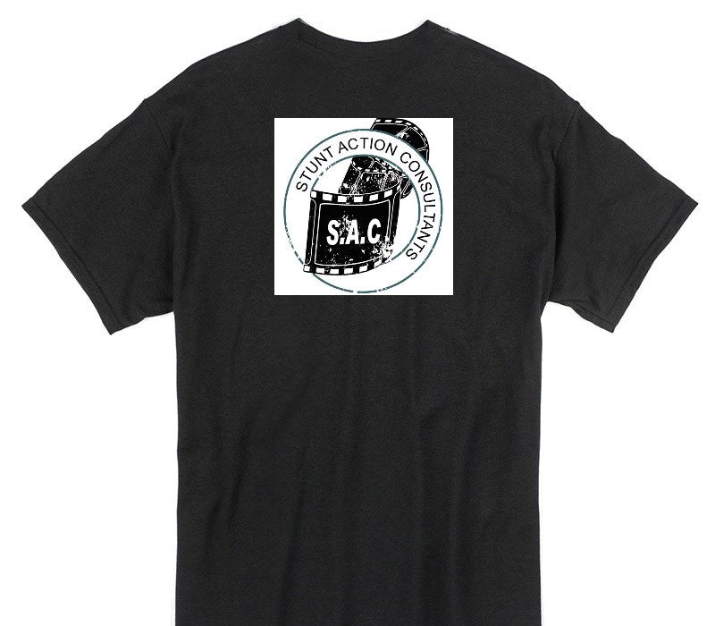 Custom Gildan 100% Cotton Black T-Shirt