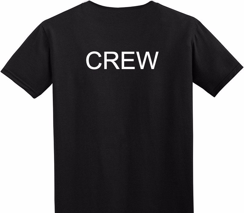 Custom Adult Soft Style 100% Cotton Black T-Shirt