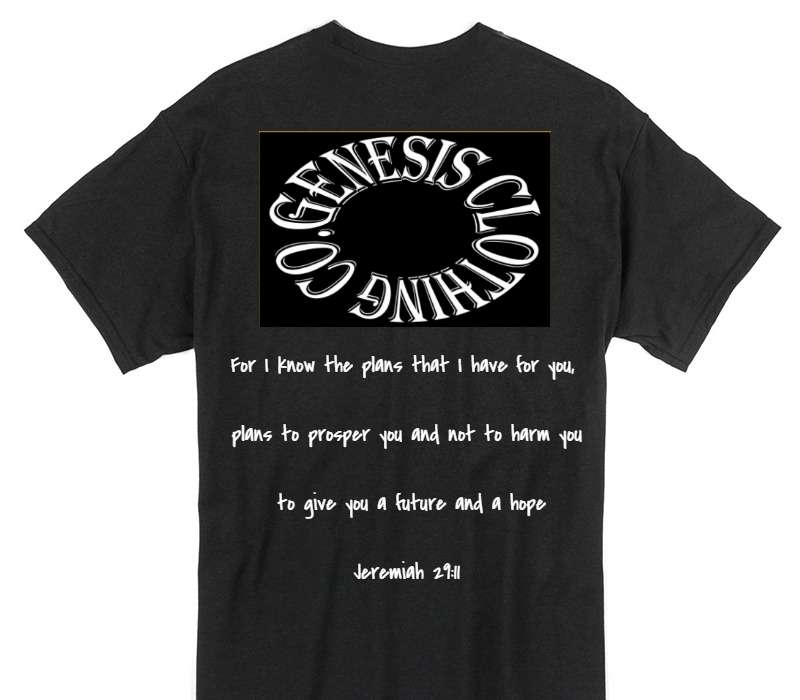 Custom Gildan 100% Cotton Black T-Shirt