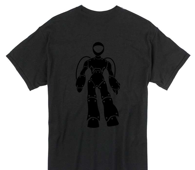 Custom Gildan 100% Cotton Black T-Shirt