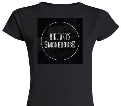 Custom Womens Soft Style 100% Cotton Black T-Shirt