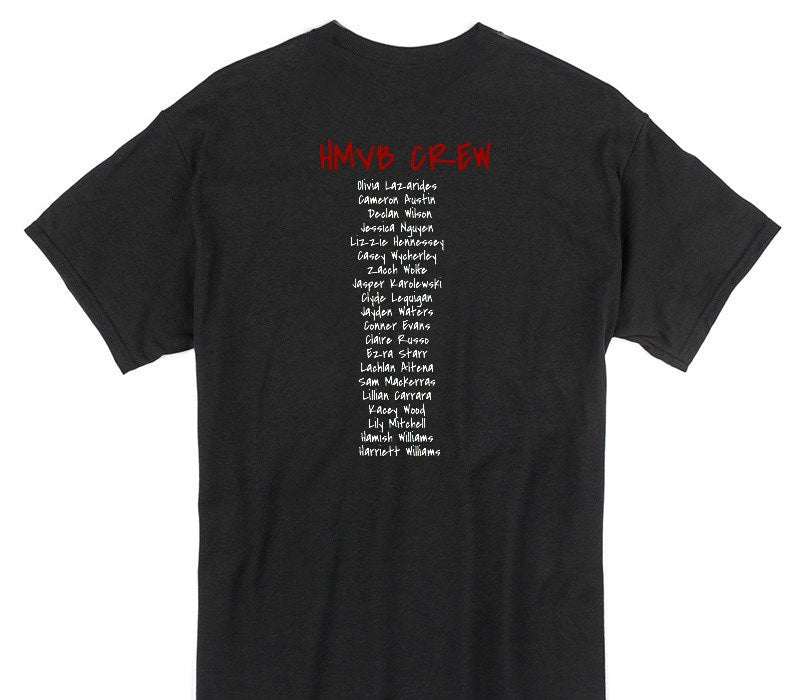 Custom Gildan 100% Cotton Black T-Shirt