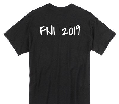 Custom Gildan 100% Cotton Black T-Shirt