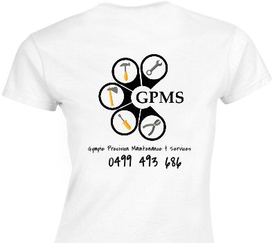 Custom Womens Soft Style 100% Cotton White T-Shirt