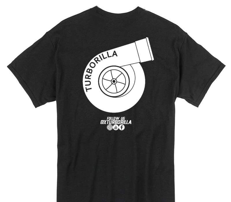Custom Gildan 100% Cotton Black T-Shirt