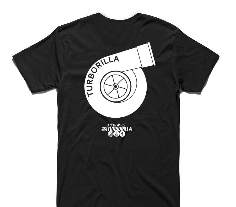 Custom AS Colour 100% Cotton Black T-Shirt
