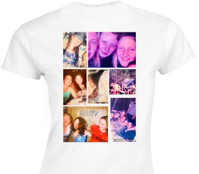 Custom Womens Soft Style 100% Cotton White T-Shirt
