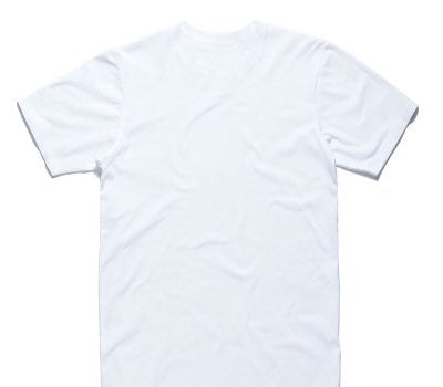 Custom AS Colour 100% Cotton White T-Shirt