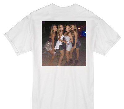 Custom Gildan 100% Cotton White T-Shirt