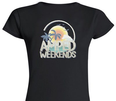 Custom Womens Soft Style 100% Cotton Black T-Shirt