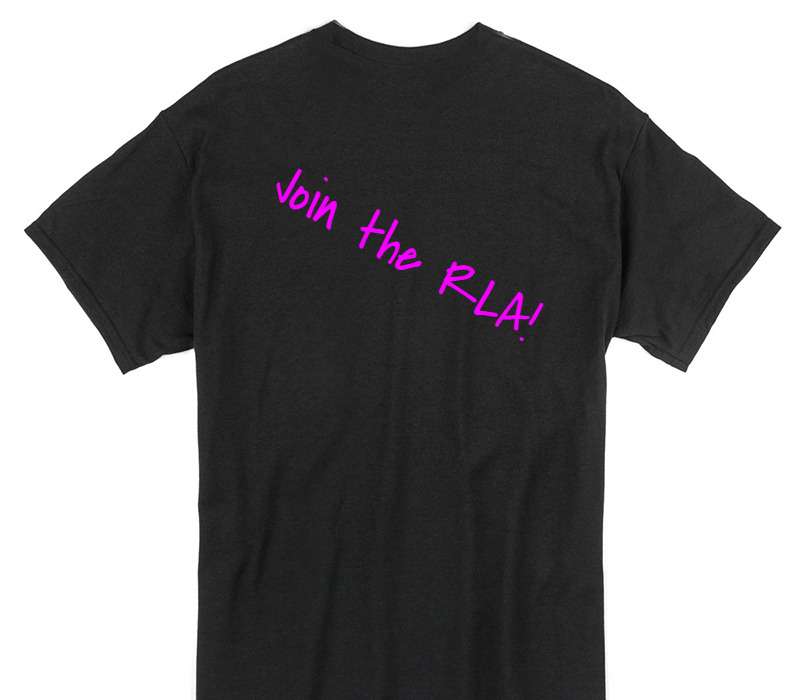 Custom Gildan 100% Cotton Black T-Shirt