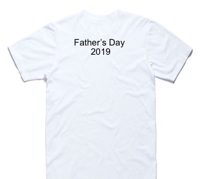 Custom AS Colour 100% Cotton White T-Shirt
