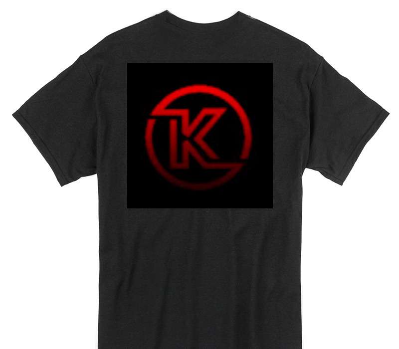 Custom Gildan 100% Cotton Black T-Shirt