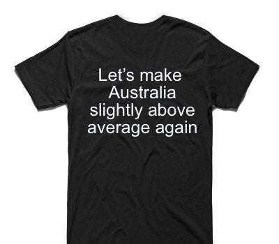 Custom AS Colour 100% Cotton Black T-Shirt