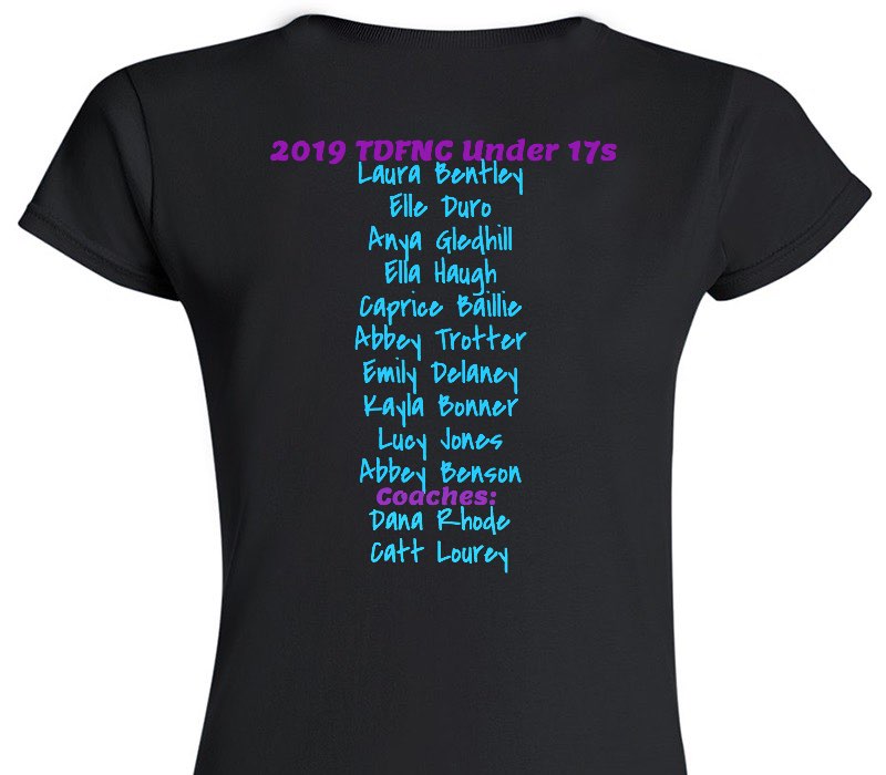 Custom Womens Soft Style 100% Cotton Black T-Shirt