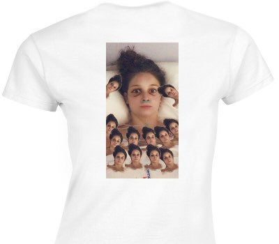 Custom Womens Soft Style 100% Cotton White T-Shirt