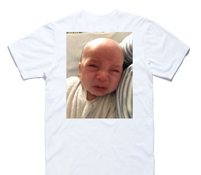 Custom AS Colour 100% Cotton White T-Shirt