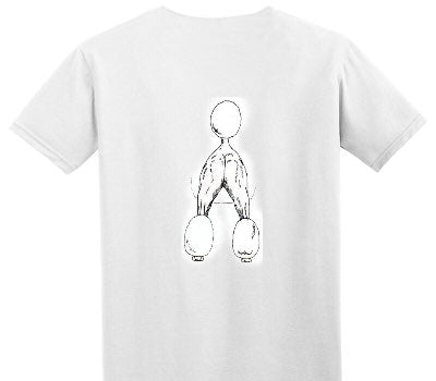 Custom Adult Soft Style 100% Cotton White T-Shirt