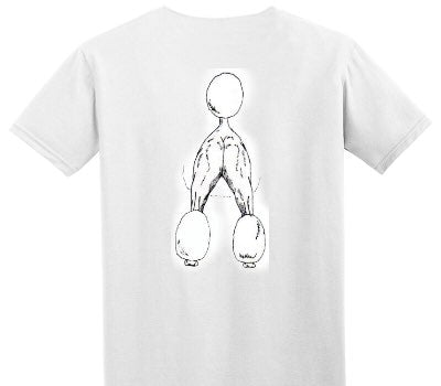 Custom Adult Soft Style 100% Cotton White T-Shirt