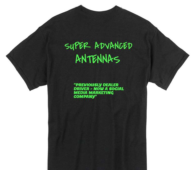 Custom Gildan 100% Cotton Black T-Shirt