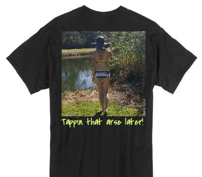 Custom Gildan 100% Cotton Black T-Shirt