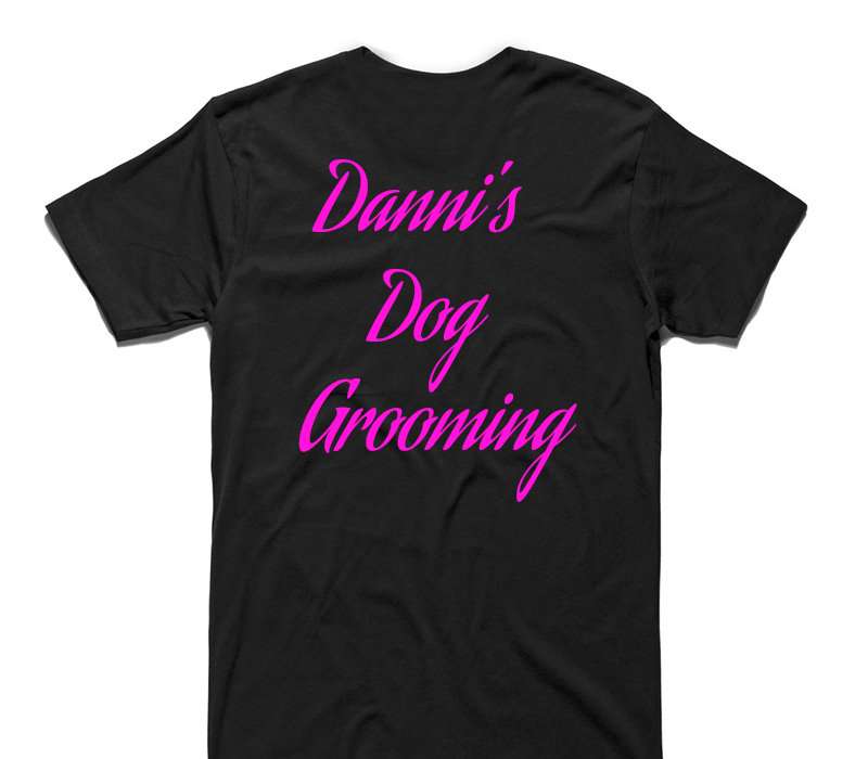 Custom AS Colour 100% Cotton Black T-Shirt