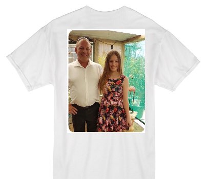 Custom Gildan 100% Cotton White T-Shirt