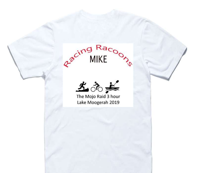 Custom AS Colour 100% Cotton White T-Shirt