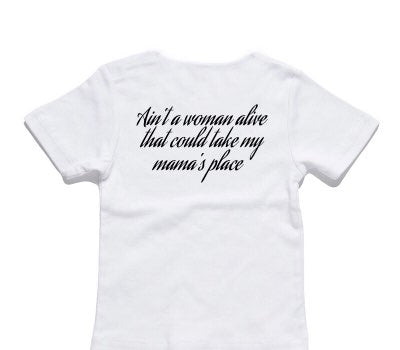 Custom AS Colour White Baby T-Shirt