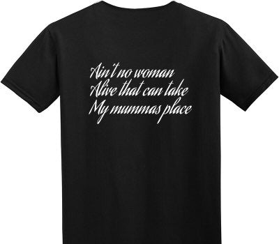 Custom Adult Soft Style 100% Cotton Black T-Shirt