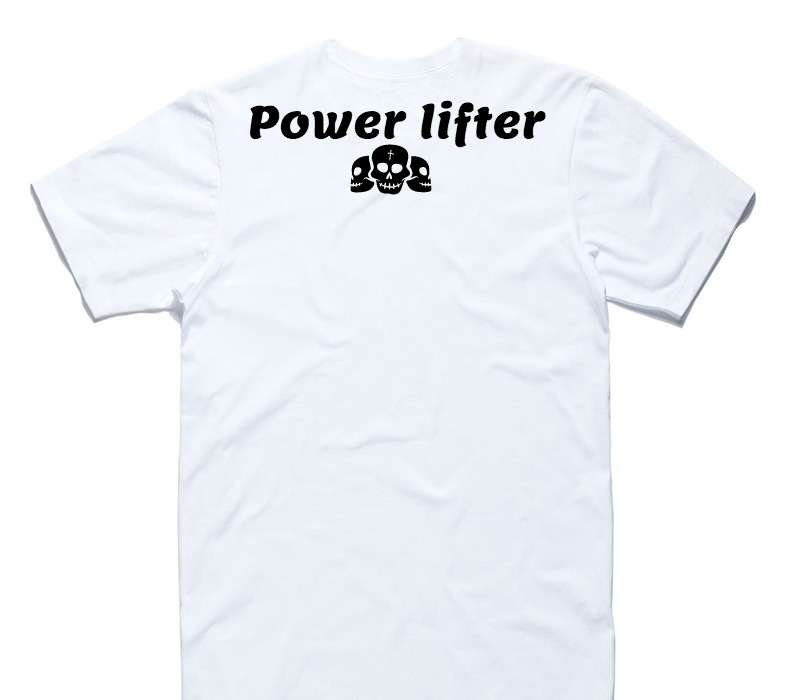Custom AS Colour 100% Cotton White T-Shirt