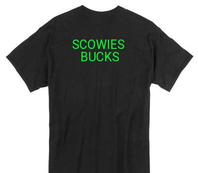 Custom Gildan 100% Cotton Black T-Shirt