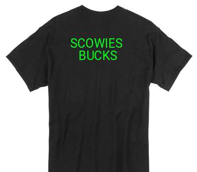 Custom Gildan 100% Cotton Black T-Shirt