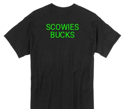 Custom Gildan 100% Cotton Black T-Shirt