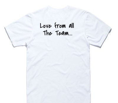 Custom AS Colour 100% Cotton White T-Shirt