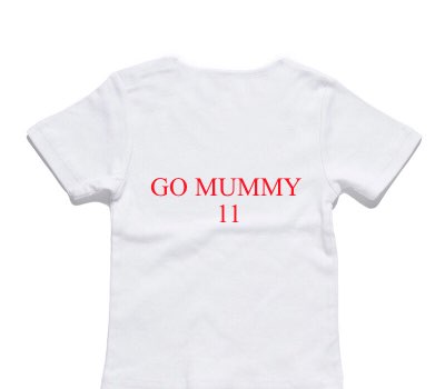 Custom AS Colour White Baby T-Shirt