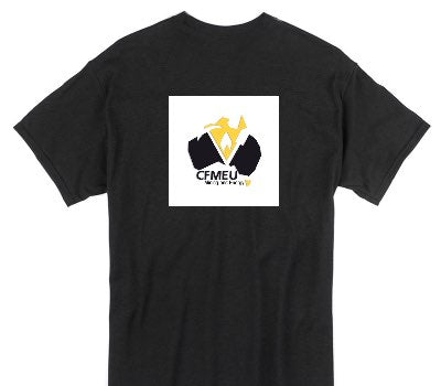 Custom Gildan 100% Cotton Black T-Shirt