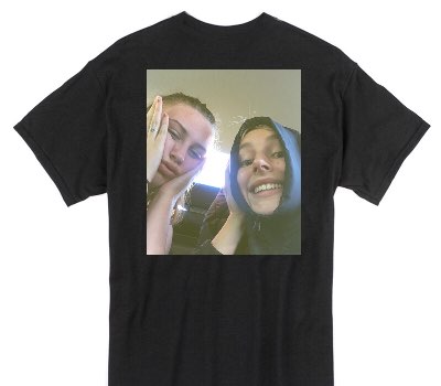 Custom Gildan 100% Cotton Black T-Shirt